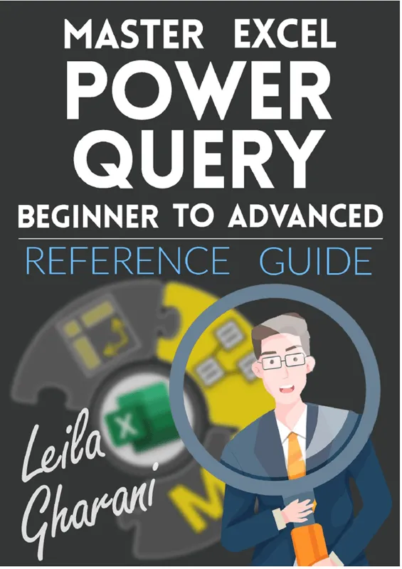 Excel Power Query training - Bonus reference guide