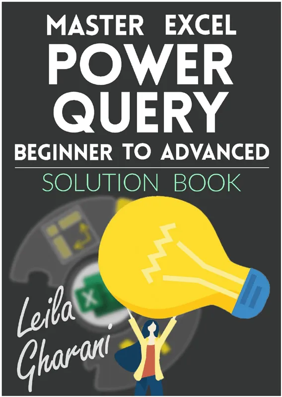 Excel Power Query training - Bonus solutions book